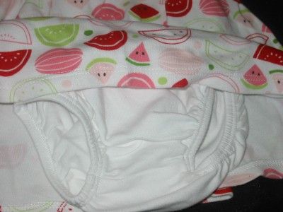 NWT Gymboree Baby SUMMER PICNIC Watermelon Romper Lot 3  