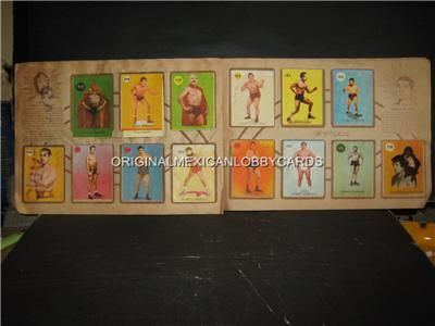 FAMOUS WRESTLERS, ULTRA RARE ALBUM WITH 228 CARDS & SOME AUTOGRAPHS 